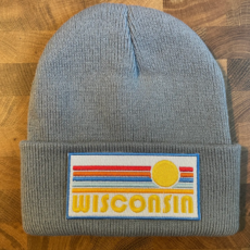 Hey Mountains Kids Wisconsin Beanie