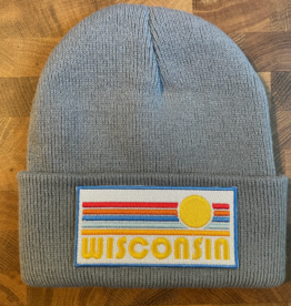 Hey Mountains Kids Wisconsin Beanie