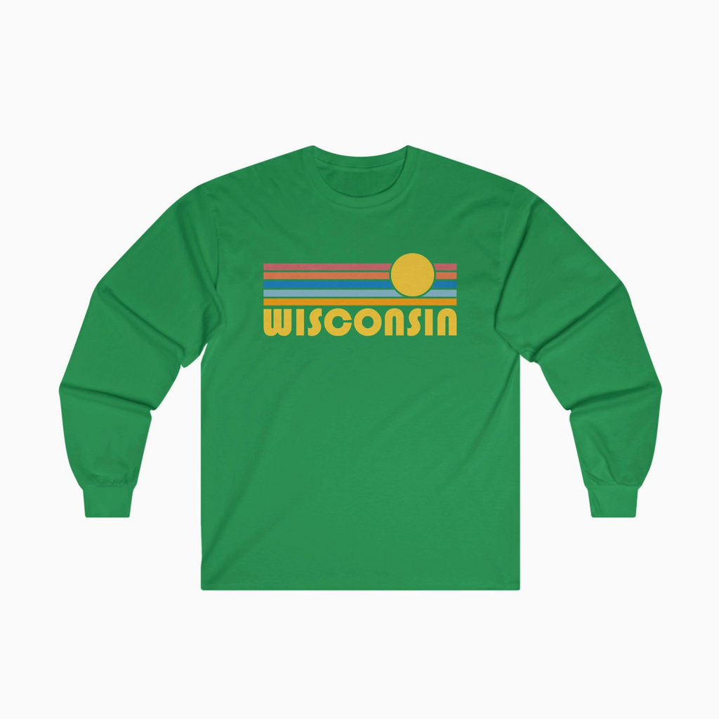 Hey Mountains Wisconsin Long Sleeve Shirt