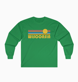 Hey Mountains Wisconsin Long Sleeve Shirt