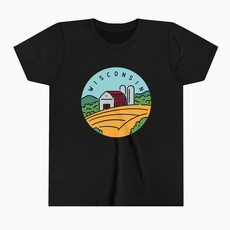 Hey Mountains Wisconsin Youth T-Shirt -