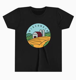 Hey Mountains Wisconsin Youth T-Shirt -