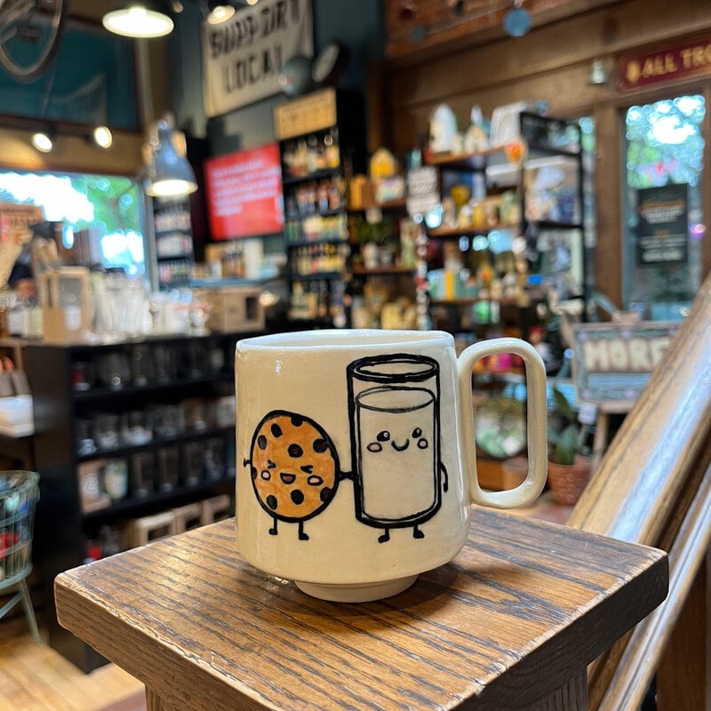 Moonbeetle Studio Moonbeetle Milk & Cookie Mug