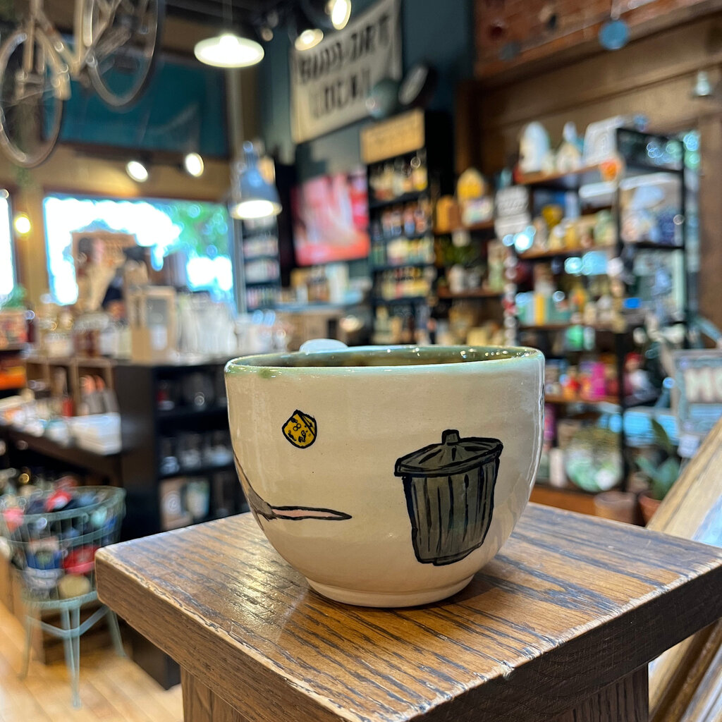 Moonbeetle Studio Moonbeetle Possum Mug w/ Green Interior