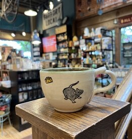 Moonbeetle Studio Moonbeetle Possum Mug w/ Green Interior