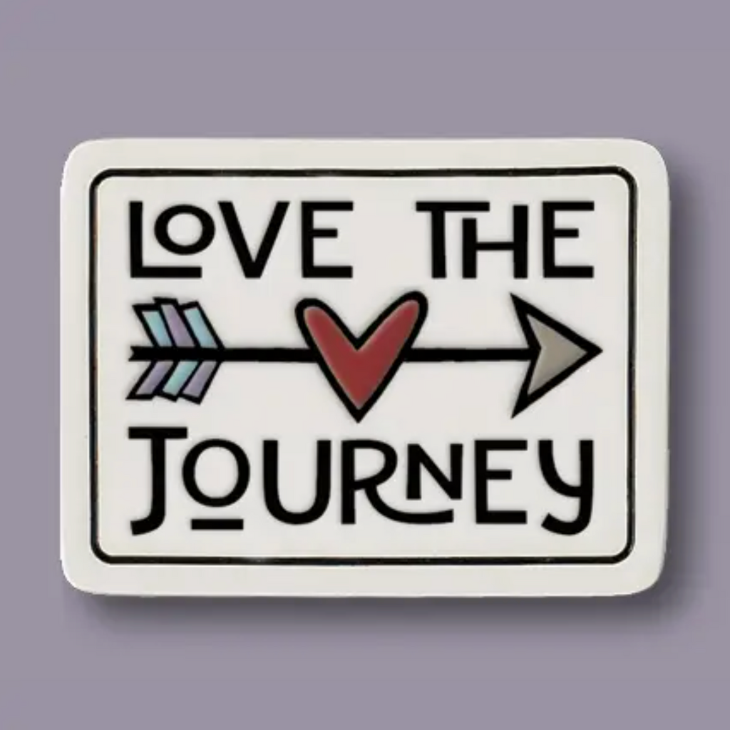 Macone Clay / Spooner Creek Love the Journey Magnet