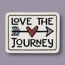 Macone Clay / Spooner Creek Love the Journey Magnet