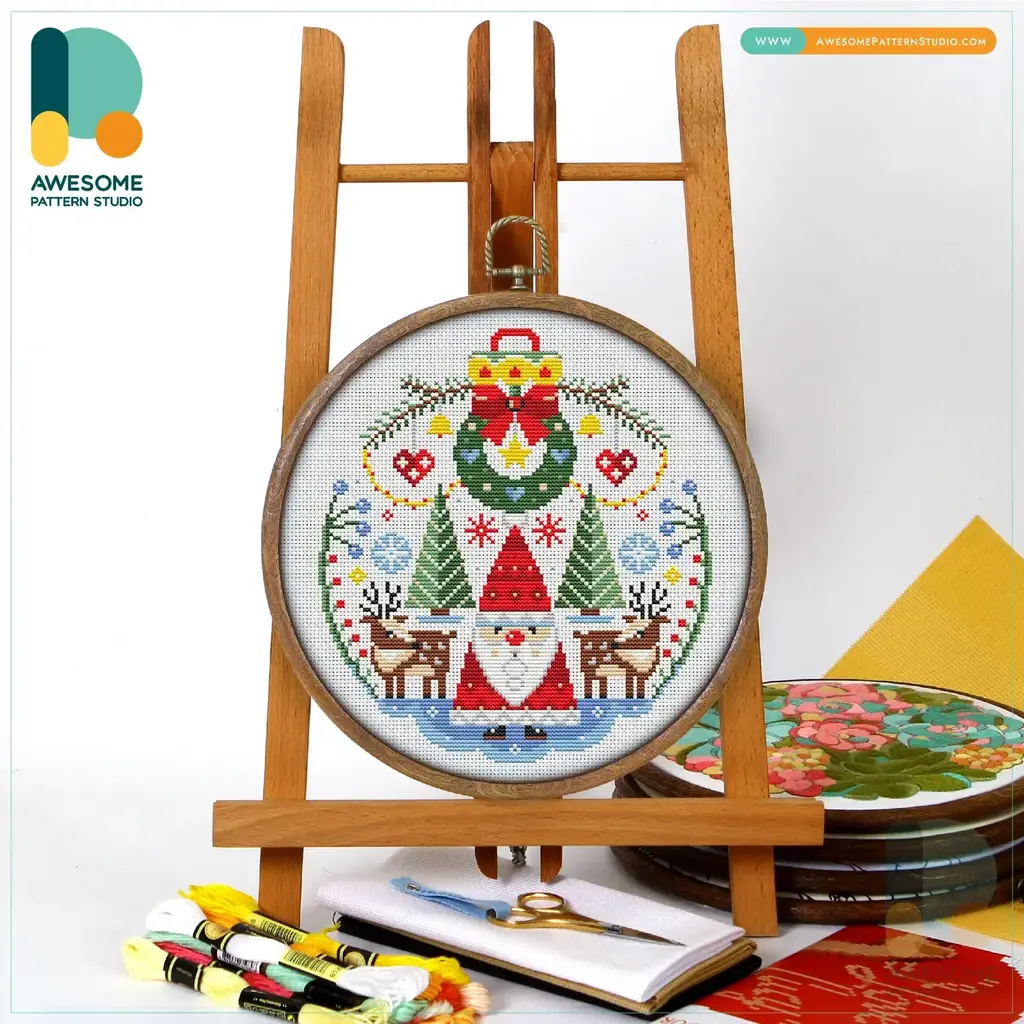 Awesome Pattern Studio New Year's Magic Ball Embroidery Kit
