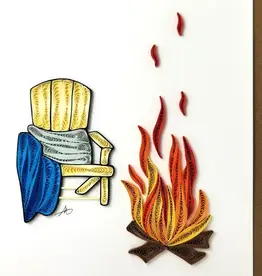 Iconic Quilling Quilling Greeting Card Fire