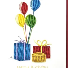 Iconic Quilling Quilling Greeting Happy Birthday Gifts and Balloons