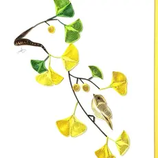 Iconic Quilling Quilling Greeting Ginko