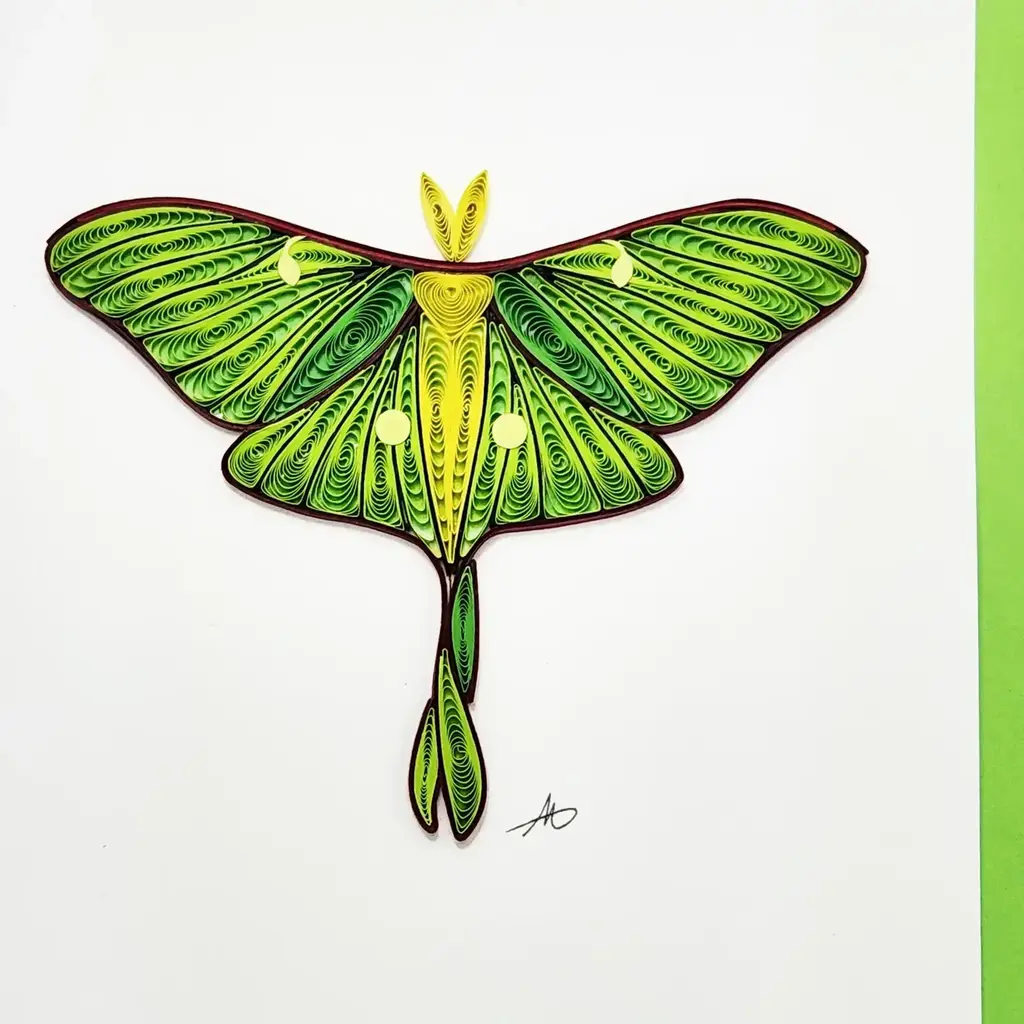 Iconic Quilling Quilling Greeting Moth