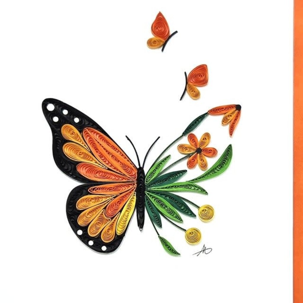 Iconic Quilling Quilling Greeting Butterfly