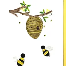 Iconic Quilling Quilling Greeting Card Beehive