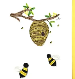 Iconic Quilling Quilling Greeting Card Beehive