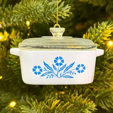 Twinkltoast Mini Cornflower Casserole Ornament
