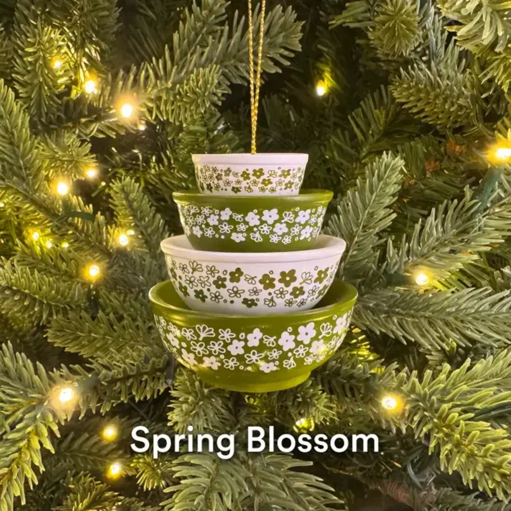 Twinkltoast Mini Pyrex-Inspired Bowl Ornament -