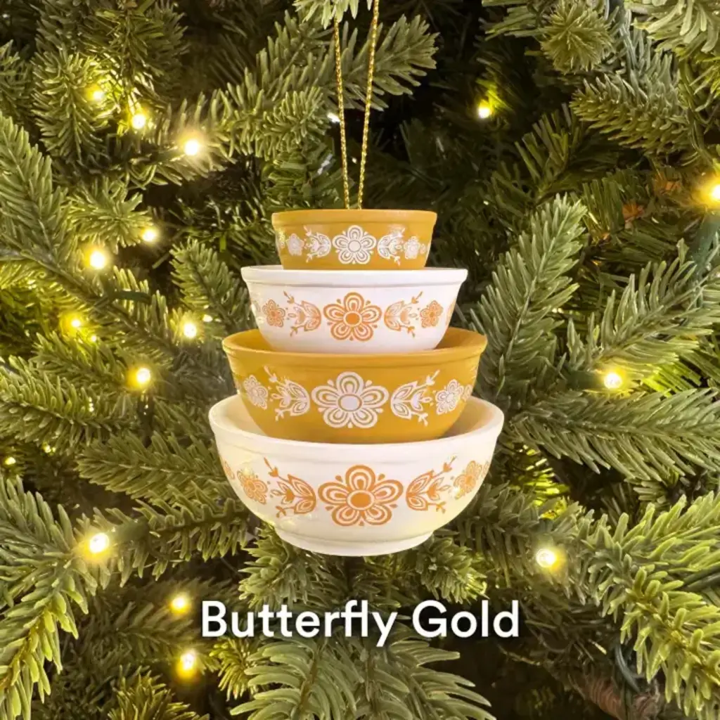 Twinkltoast Mini Pyrex-Inspired Bowl Ornament -