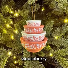 Twinkltoast Mini Pyrex-Inspired Bowl Ornament -