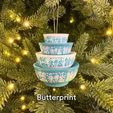 Twinkltoast Mini Pyrex-Inspired Bowl Ornament -
