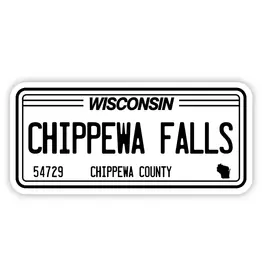 Big Moods (Faire) Chippewa Falls, Wi License Plate Sticker