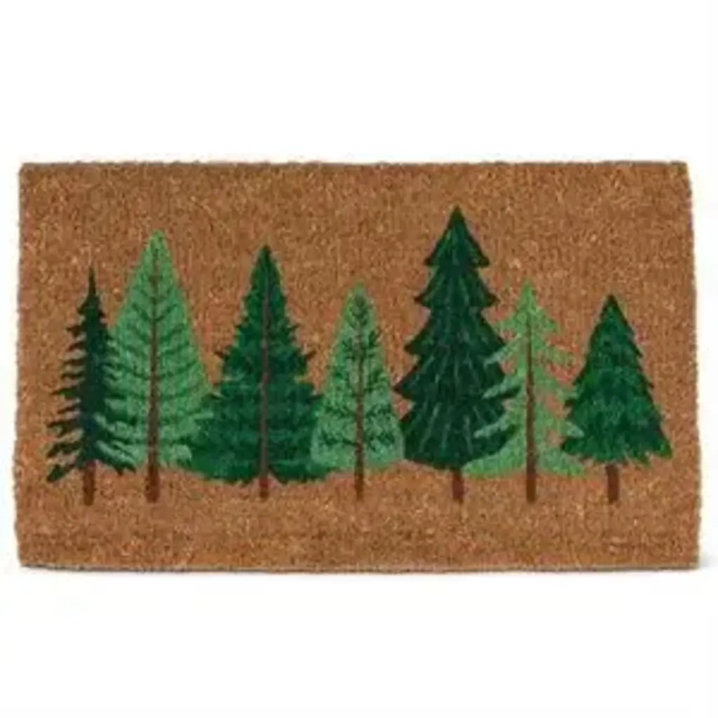 Abbott Pine Tree Row Doormat