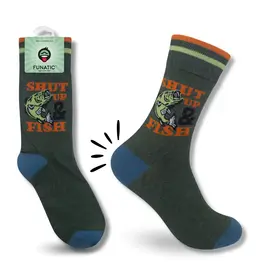 Funatic Socks - Shut Up & Fish