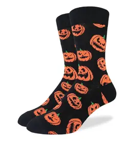 Good Luck Sock Crew Socks - Halloween Pumpkin