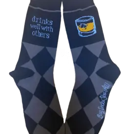 Buy Socks You All Drinks Well With Others Socks