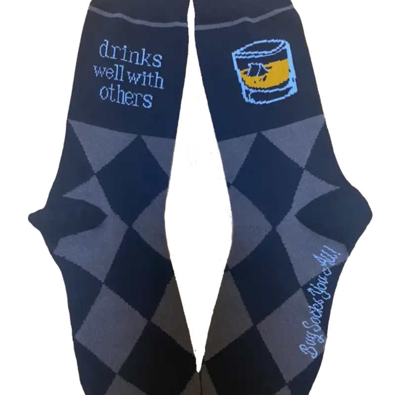 Buy Socks You All Drinks Well With Others Socks