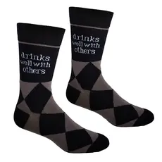 Buy Socks You All Drinks Well With Others Socks