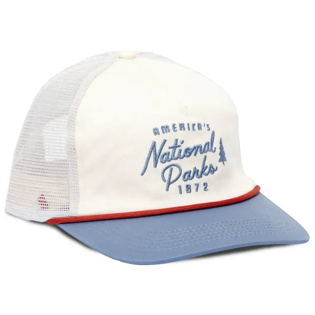 The Landmark Project National Parks Trucker Hat - Cream/Blue