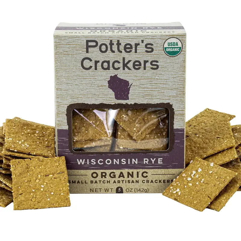 Potter's Crackers Potter's Crackers: Wisconsin Rye (5 oz.)