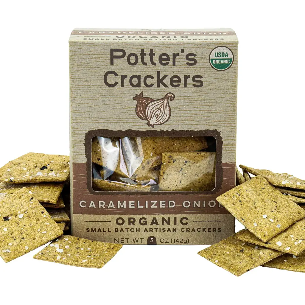 Potter's Crackers Potter's Crackers: Caramelized Onion (5 oz.)