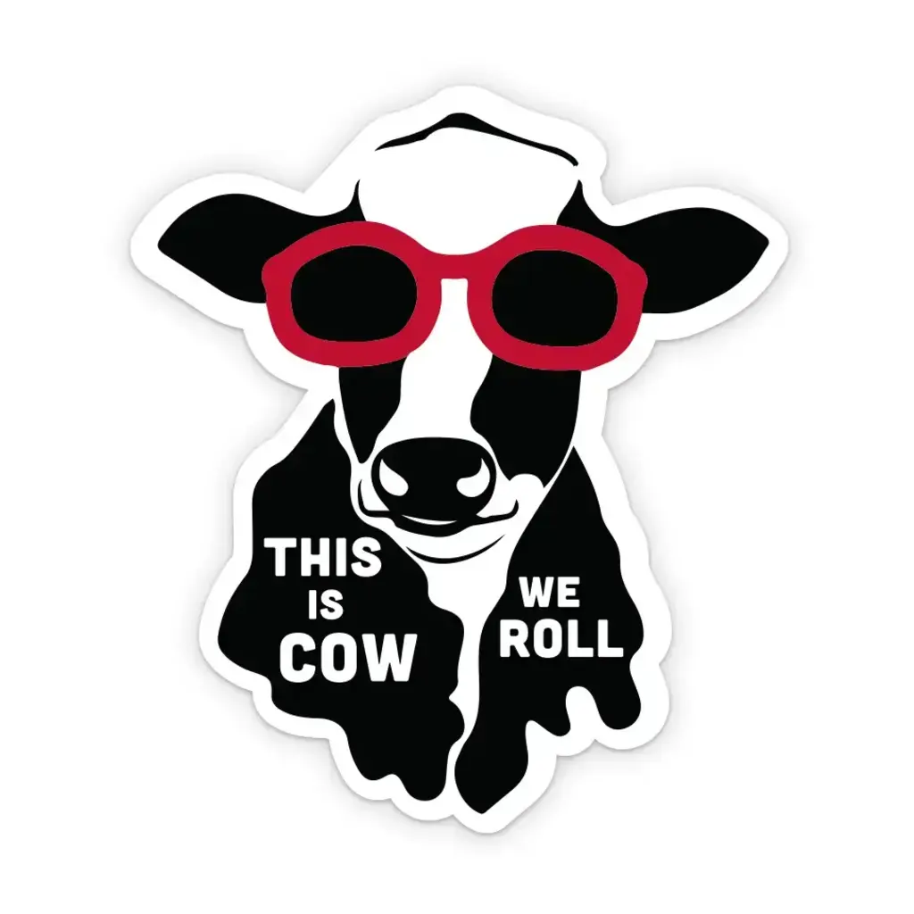 Giltee MKE Sticker - Cow We Roll