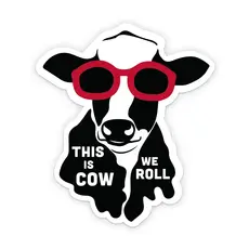 Giltee MKE Sticker - Cow We Roll