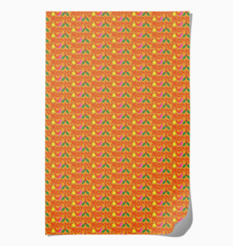 Red Cap Cards Holiday Wrapping Paper - Merry