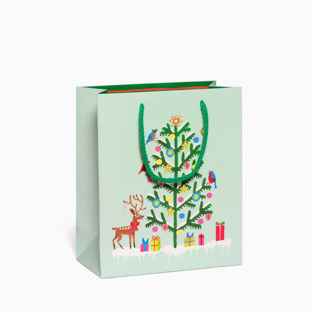 Red Cap Cards Holiday Gift Bag - Christmas Critters (Medium)