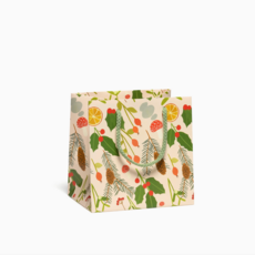 Red Cap Cards Holiday Gift Bag - Holiday Greens (Small)