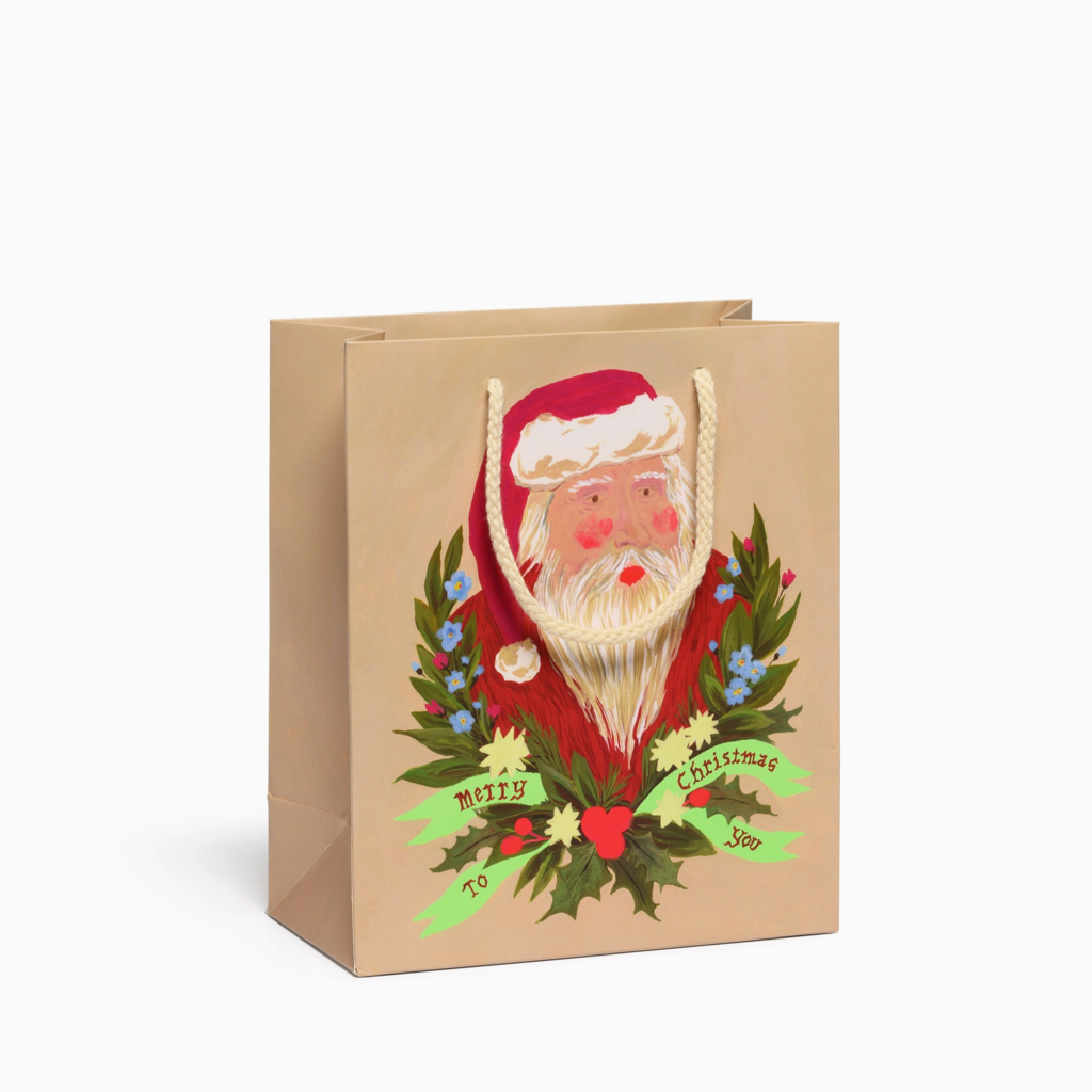 Red Cap Cards Holiday Gift Bag - Merry Christmas to You (Medium)