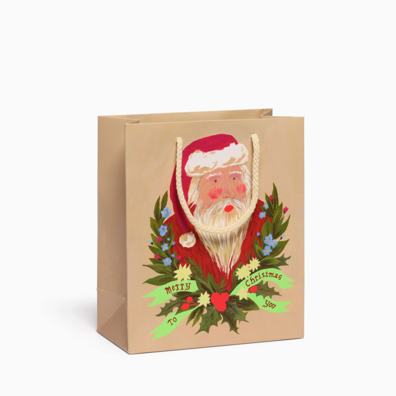 Red Cap Cards Holiday Gift Bag - Merry Christmas to You (Medium)