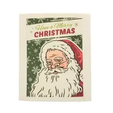 Driftless Studios Swedish Dishcloth - Have A Merry Christmas Santa
