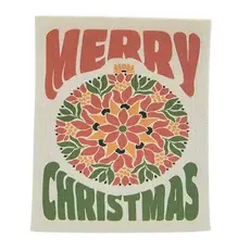 Driftless Studios Swedish Dishcloth -  Merry Christmas Bulb