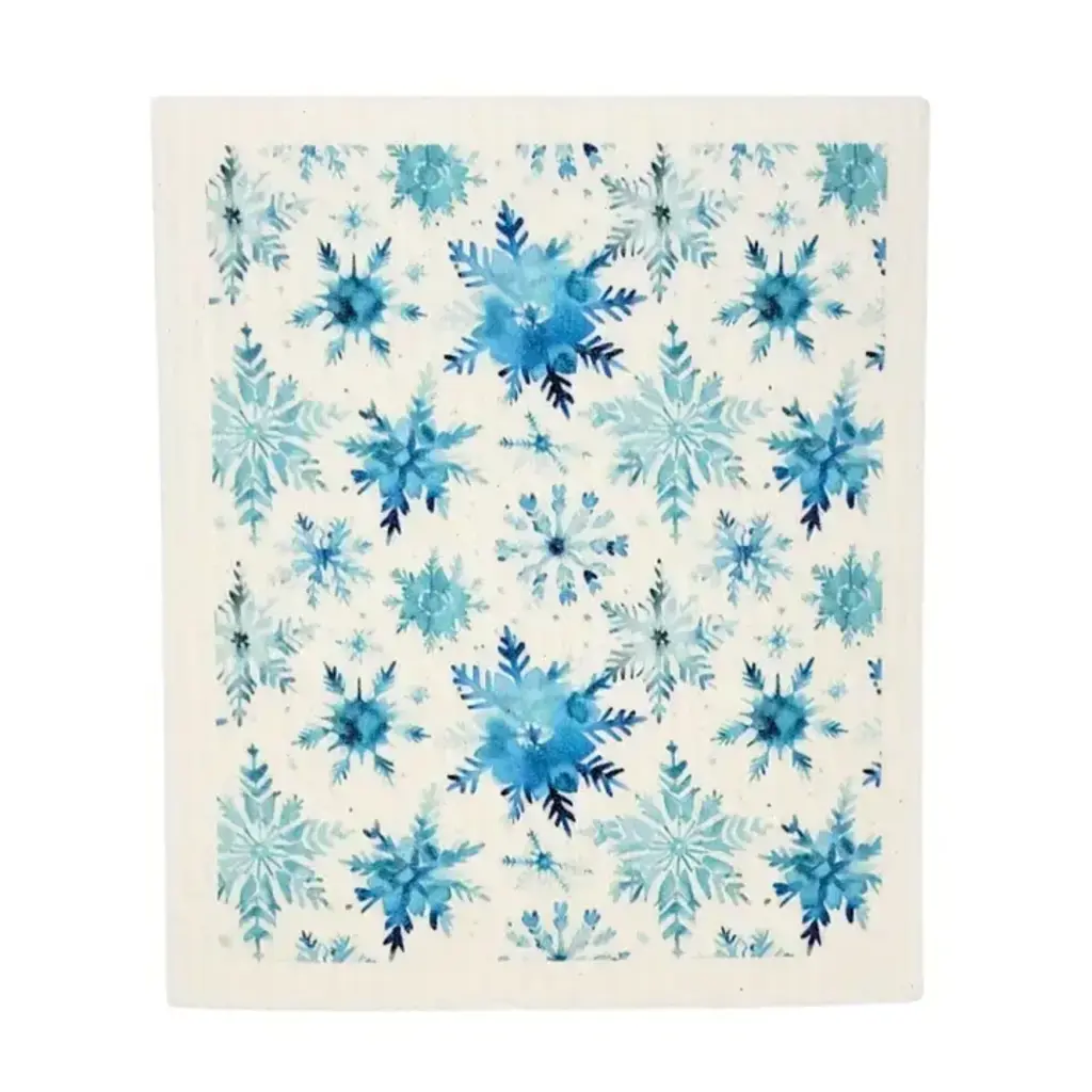 Driftless Studios Swedish Dishcloth - Winter Snowflake