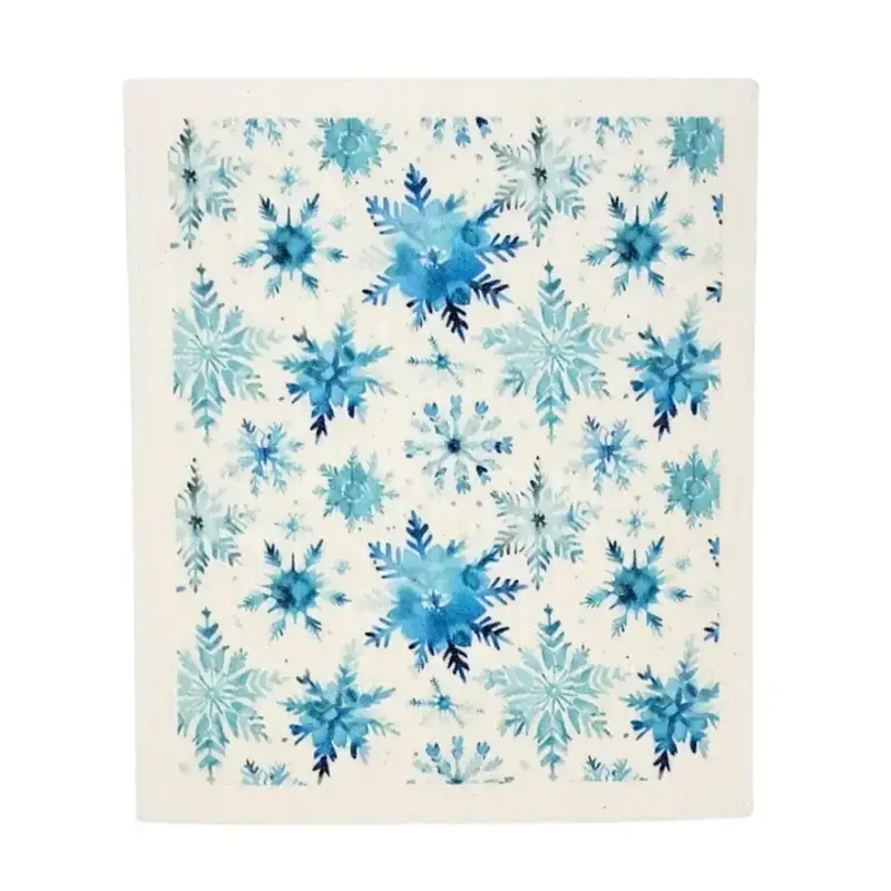 Driftless Studios Swedish Dishcloth - Winter Snowflake