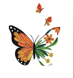Iconic Quilling Quilling Greeting Card Monarch Butterflies