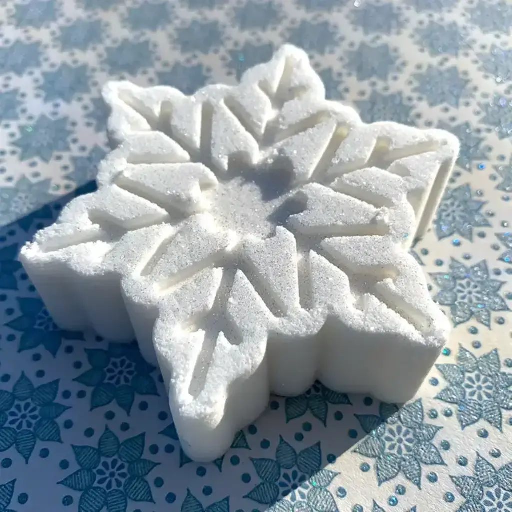 Poppy & Thyme Bath Bomb - White Snowflake