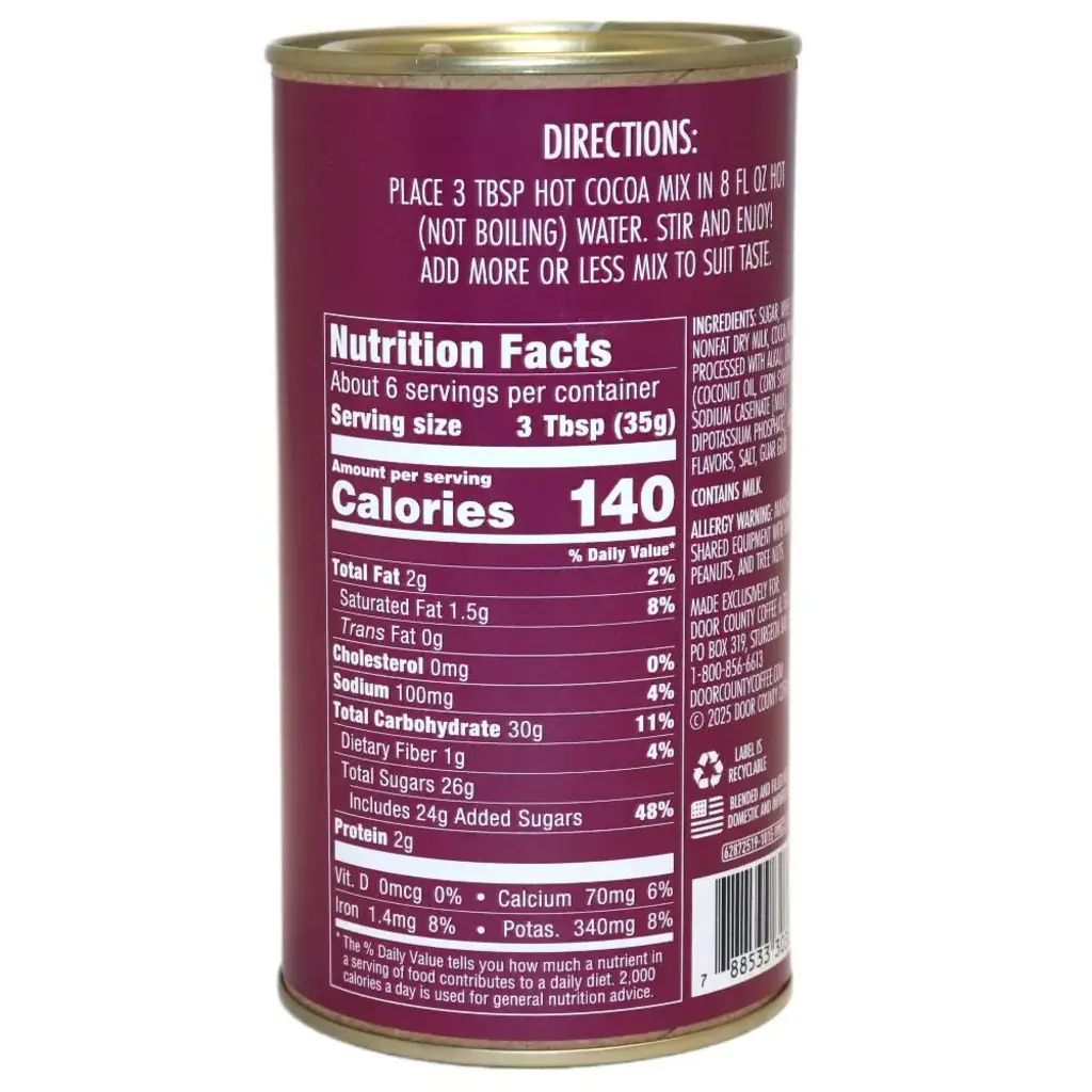 Door Country Coffee (Faire) Door County Hot Cocoa Tins -