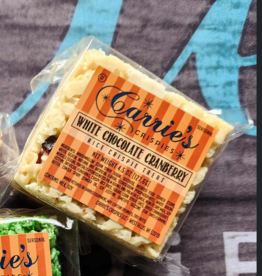 Carrie's Crispies Crispy Treat - White Chocolate Cranberry