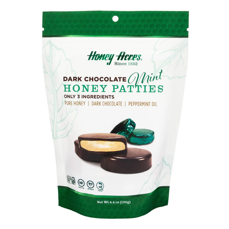 Honey Acres Inc. Honey Acres  - Dark Chocolate Mint Honey Patties